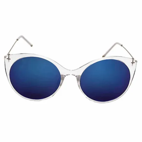 Fashion Cat Eye Sunglasses For Women Men Metal Frame Colorful Reflective Mirror Lenses UV400 Protection Outdoor Beach Eyewear