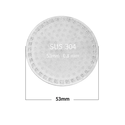 Stainless Steel Coffee Filter Mesh Reusable Sintered Espresso Dripper Secondary Water Distribution Screen