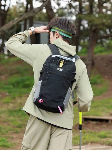 Fashion Outdoor Travel Hiking Backpack Nylon Color-Blocking Sports Bag Breathable Wear-Resistant Unisex Backpack For School Gym Yoga