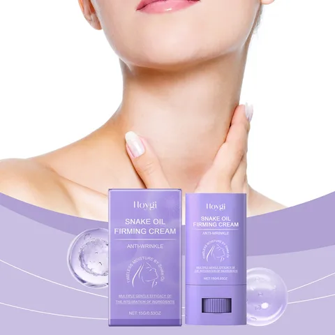 Snake Oil Firming Neck Care Stick Anti-Wrinkle Moisturizing Daily Massage Skincare Stick For Neck Beauty