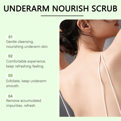 OceAura Tea Tree Mint Underarm Nourishing Body Scrub Vathys Katharismos Apolepisi Enydatosi Frontida Somatos