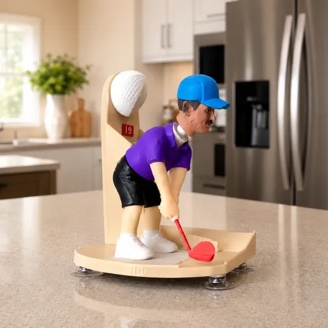 Golfbaan Flesopener Interactief Tafel Drinkspel Figuur Creatief PLA Kunststof Huisdecoratie Feest Nieuwigheid Cadeau