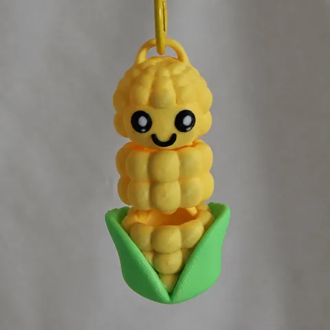 3D Printed Cute Cartoon Vegetable And Animal Keychain Articulated Design Stress Relief Toy Bag Pendant Gift