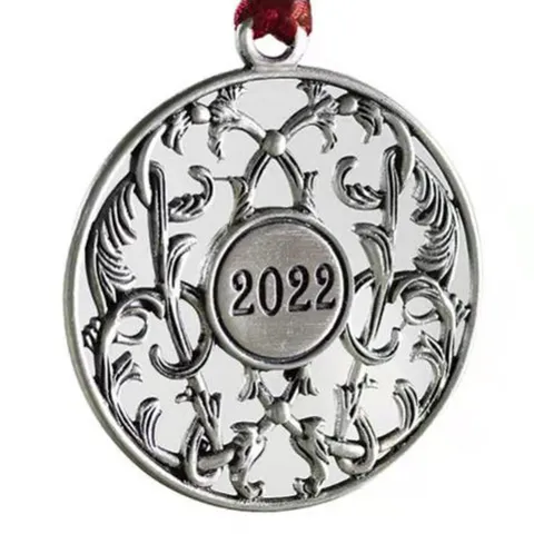 Christmas Tree Ornament Metal Hanging Pendant Xmas Holiday Decoration Home Decor Gift