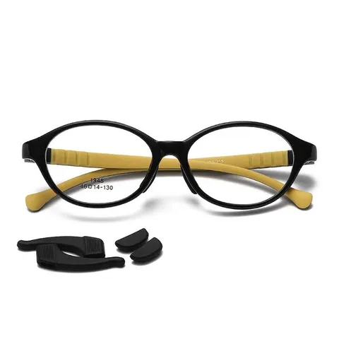 Kinder Anti Blaulicht Brille TR90 Flexibler Rahmen Abnehmbarer Silikon Rutschfester Ohrhaken Kinder Augenschutz Brillen