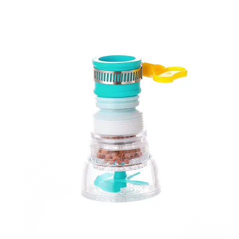 Kitchen Faucet Water Filter Splash Proof Nozzle Retractable Rotating Universal Tap Extender Plastic Aerator