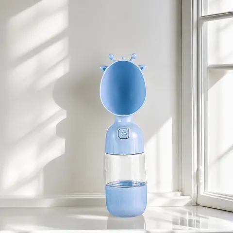 Bouteille d'Eau Portable pour Chien Distributeur d'Eau de Voyage pour Animal de Compagnie Tasse à Boire pour Chiot en PP Fournitures d'Alimentation