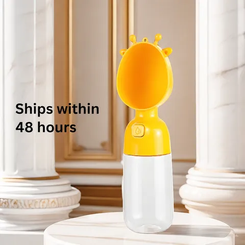 Bouteille d'Eau Portable pour Chien Distributeur d'Eau de Voyage pour Animal de Compagnie Tasse à Boire pour Chiot en PP Fournitures d'Alimentation