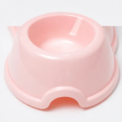 Pet Double Bowl Automatic Water Dispenser Plastic Cat Food And Water Feeder Anti Slip Pet Feeding Tableware Bowl