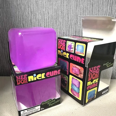 Ice Cube Squishy Toy Slow Rising Sensory Fidget Toy Stress Relief Cube For Kids And Adults Daily Novelty Gift