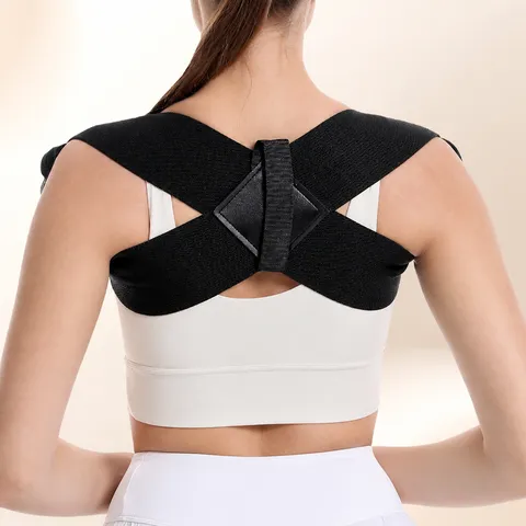 Back Posture Corrector Adjustable Breathable Polyester Support Belt Shoulder Opener Straightener For Adults And Children Daily Use