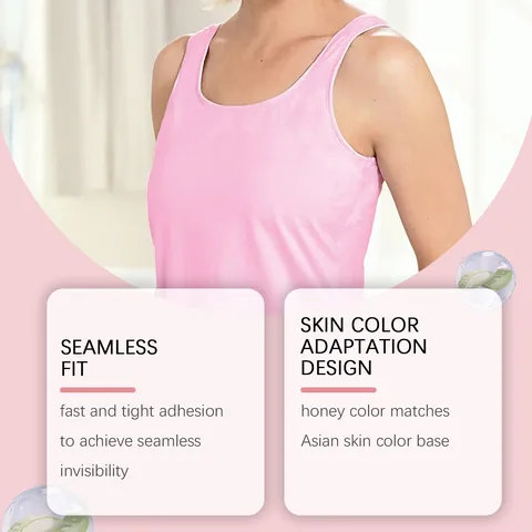 Solid Silicone Nipple Cover Invisible Breast Lift Tape Seamless Breathable Push Up Pasties For Women Daily Wear