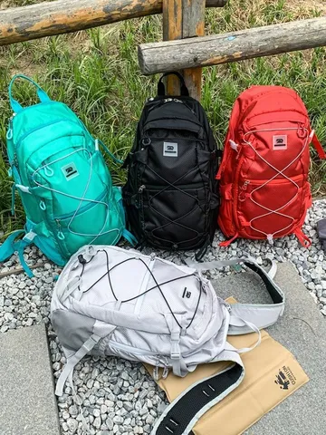 Outdoor Grosser Kapazität Casual Kordelzug Rucksack Leicht Wandern Reisen Sport Rucksack Mit Luftkissen Gurte Für Unisex