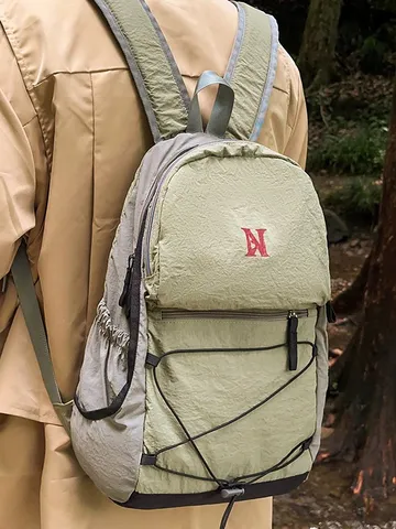 Outdoor Wandern Kordelzug Rucksack Einfacher Leichter Nylon Daypack Große Kapazität Reise Rucksack Für Damen Und Herren