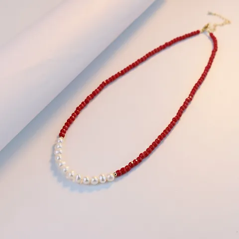 Elegante Künstliche Perle Ohrstecker Perlenkette Für Damen Mehrfarbig Handgefertigt Geometrisch Harz Stein Anhänger Kette Mode Schmuck Geschenk