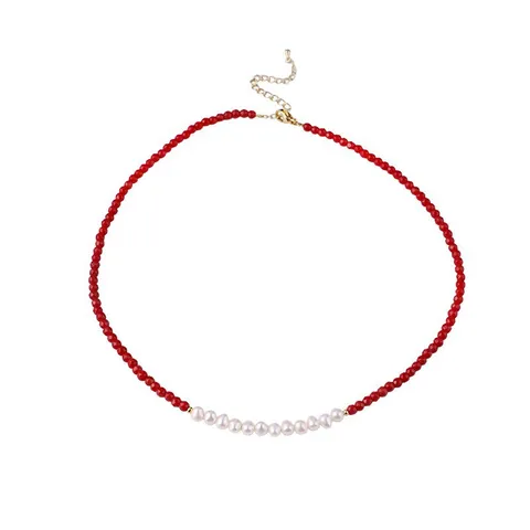 Elegante Künstliche Perle Ohrstecker Perlenkette Für Damen Mehrfarbig Handgefertigt Geometrisch Harz Stein Anhänger Kette Mode Schmuck Geschenk