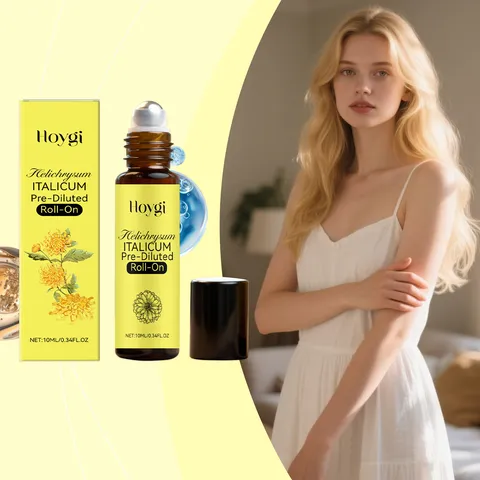 Aceite Esencial Roll On de Helichrysum Suave Hidratante Alisador Masaje Diario Cuidado Corporal