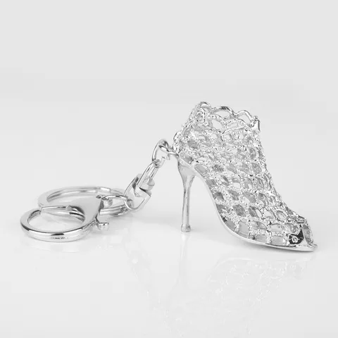 Creative Metal High Heels Car Keychain Bag Pendant Fashion Cute Key Ring Metal Key Chain Jewelry Gift For Women