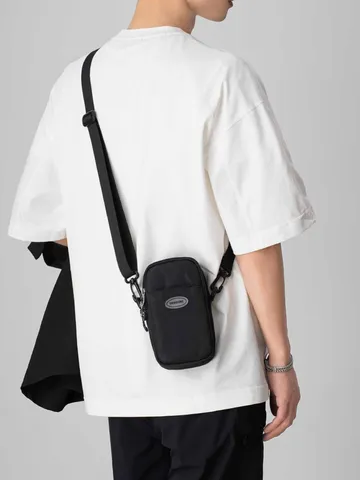 Minimalist Crossbody Bag Fashion Sports Travel Commuting Men Women Mobile Phone Change Purse Polyester Shoulder Messenger Bag