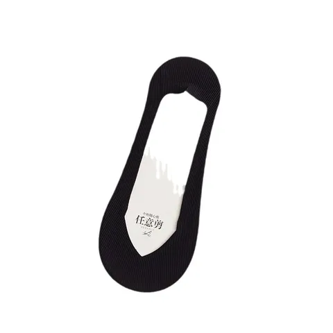 Fantasmini Estivi in Seta di Ghiaccio da Donna Fondo in Cotone Antiscivolo Scollo Basso Calze Quotidiane Casual