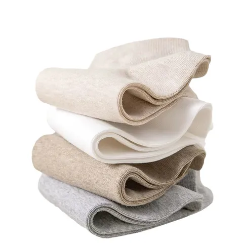Men Cotton Socks Spring Summer Casual Solid Color Short Tube Breathable Antibacterial Deodorant Athletic Socks