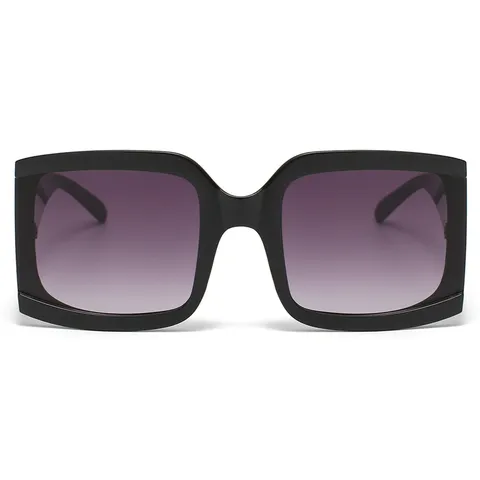 Fashion Oversized Square Sunglasses For Women Men Retro Thick Frame Gradient Lens Sun Glasses Holiday Travel Eyewear