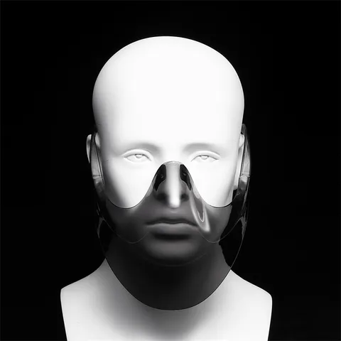 Écran Protecteur Transparent Anti-Buée Protection Visage Haute Définition Fixation Oreille Anti-Éclaboussures Unisexe Couverture Plastique