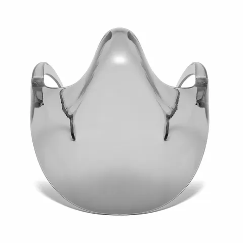 Écran Protecteur Transparent Anti-Buée Protection Visage Haute Définition Fixation Oreille Anti-Éclaboussures Unisexe Couverture Plastique