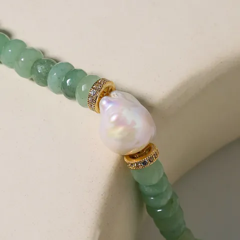 Natürliches Süßwasserperle Armband Barock Perlenarmband Mit Legierung Strass-Abstandhalter Elegante Handgefertigte Schmuck Für Damen