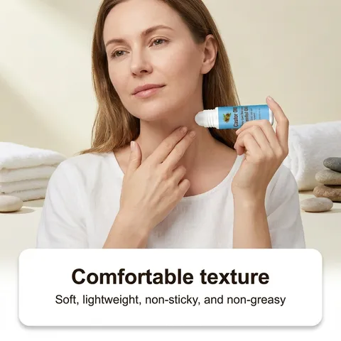 Huile de Ricin Corps Roll-On Huile Essentielle Hydratante Et Nourrissante Peau du Corps Légère Facilement Absorbée Soin Quotidien
