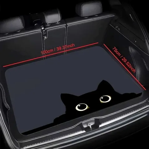 Tech Cloth Car Trunk Mat Universal Non-Slip Wear-Resistant Cargo Liner Protector Car Interior Accessories