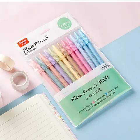 Macaron Aquarel Fineliner Pennenset Extra Fijne Punt Tekenen Omlijnen Pennen Voor Journaling School Kantoor Kunstbenodigdheden Model GN3000