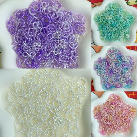 ABS Baroque Imitation Pearl Beads Charms For DIY Jewelry Making Earring Supplies Butterfly Heart Star Shape Mixed Colors Handcraft Accessories