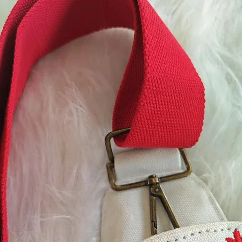 Women Canvas Chest Bag Fashion Embroidered Baseball Crossbody Bag Retro Casual Sling Bag Shoulder Bag For Travel