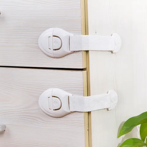 Baby Safety Lock Adjustable Drawer Cabinet Door Protector Child Safety Proofing Latches For Fridge