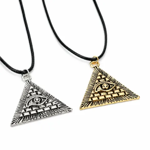 Retro Alloy Viking Amulet Pendant Necklace Vintage Slavic Totem Geometry Fashion Jewelry Gift For Men Women