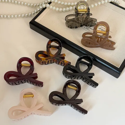 Molla per Capelli in Acrilico Croce Cavità Fermi per Capelli Molla Squalo Accessori Styling per Donne Ragazze Gioielli Capelli