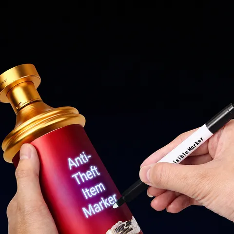 Marqueur à Encre Invisible Stylo de Sécurité Lumière UV Étanche Double Tête Stylo Magique Pour Écriture Secrète