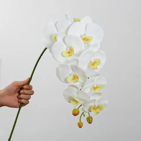 Artificial Phalaenopsis Flower Real Touch Orchid Stem Fake Floral Arrangement Home Living Room Table Decoration