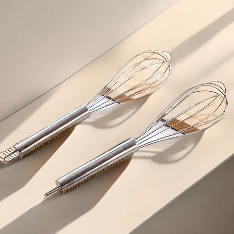 Küche Edelstahl Manuelle Eierschneebesen Handgehaltene Sahnemischer Backwerkzeug Drahtschneebesen Für Heimkochen