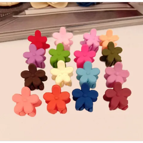 Kinder Süße Acryl Mini Haarklammern Süß Blumen Und Stern Haaraccessoires Für Mädchen Tägliches Haarstyling Haarschmuck