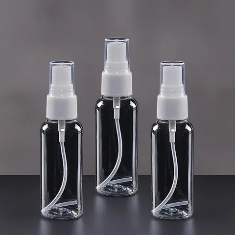 Transparent Kunststoff Feine Nebel Sprühflasche Tragbare Nachfüllbare Fl Flüssige Leere Behälter Reise Kosmetik Spender