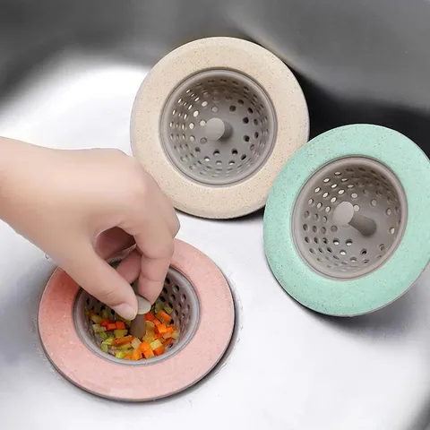 Silicone Kitchen Sink Strainer Drain Hair Catcher Anti Clogging Basket Filter For Kitchen Bathroom Sink Basin