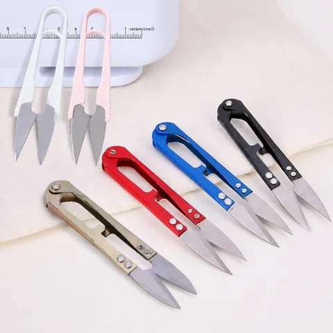 Mini U-Förmige Stickschere Edelstahl Ferienschneider Kreuzstich Nähschere Für DIY Handwerk Schneider