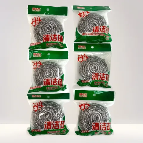 Estropajo de Acero Inoxidable Limpieza de Cocina Esponja Metálica Herramienta de Limpieza