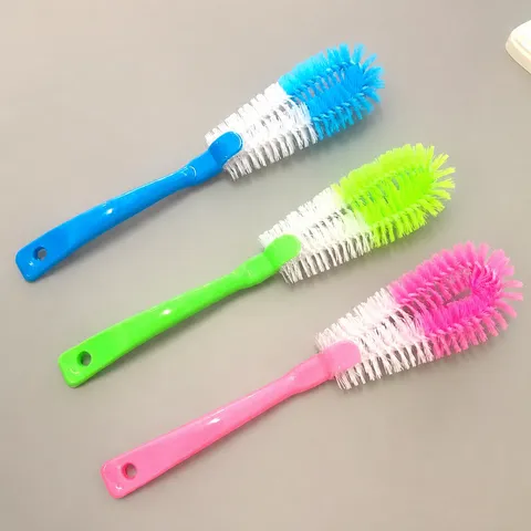 Long Handle Cleaning Brush Multi-Functional Cup Brush Bottle Brush Kitchen Cleaning Tool