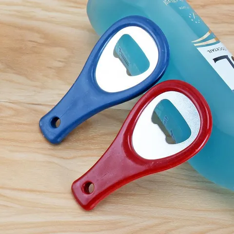 Simple Plastic Stainless Steel Bottle Opener Portable Beer Opener Wine Bottle Opener Kitchen Gadget