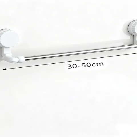 Punch-Free Retractable Suction Cup Towel Rack Stainless Steel Plastic Bathroom Storage Holder Wall Mounted Towel Bar