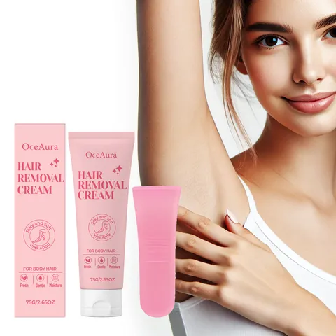Gentle Hair Removal Cream For Women Painless Smooth Skin Moisturizing Body Hair Remover Cream With Scraper