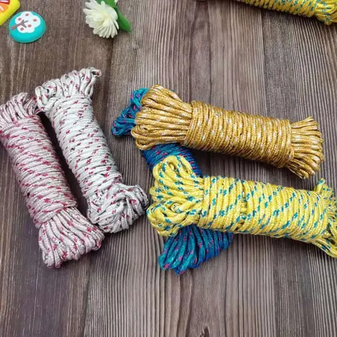 Thickened Multi-Functional Nylon Anti-Slip Windproof Clothesline Outdoor Quilt Drying Braided Hanging Rope